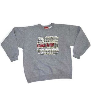 Vintage 90s Coke Is It Coca-Cola Sweatshirt